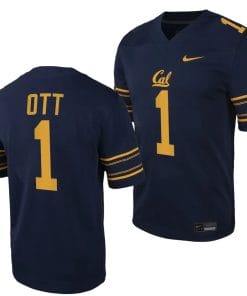 Cal Bears NIL Jaydn Ott Jersey #1 College Football Game 2023 Black