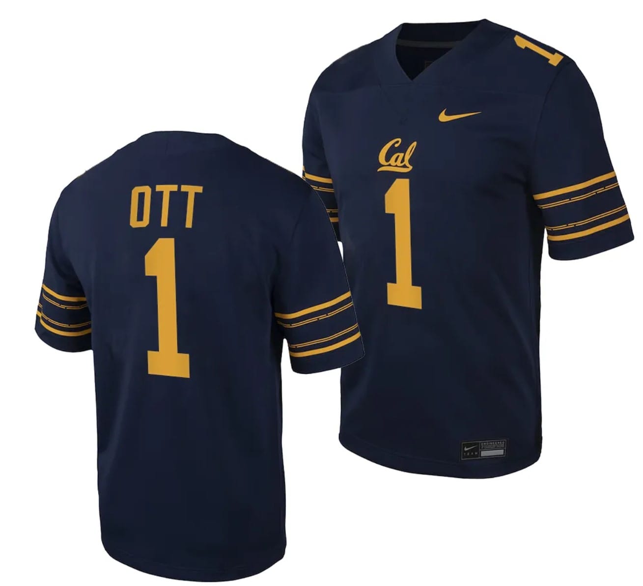 Cal Bears NIL Jaydn Ott Jersey #1 College Football Game 2023 Black 1 Cal Bears NIL Jaydn Ott Jersey #1 College Football Game 2023 Black