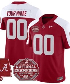 Custom Alabama Jersey Name and Number Vapor Limited Alternate All Stitched