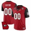 Custom Georgia Bulldogs Jersey Name and Number Color Sleeve All Stitched – Red 4 Custom Georgia Bulldogs Jersey Name and Number Color Sleeve All Stitched – Red
