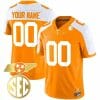 Custom Tennessee Volunteers Jersey Name and Number “Checkerboard” College Football Stitched – Alternate Orange