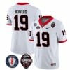 Georgia Bulldogs Brock Bowers Jersey #19 - Back To Back National Champions College Football White