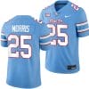 Houston Cougars Oilers Themed #25 Jamal Morris Jersey NCAA Football Blue
