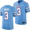 Houston Cougars Oilers Themed #3 Jalen Emery Jersey NCAA Football Blue 7 Houston Cougars Oilers Themed #3 Jalen Emery Jersey NCAA Football Blue