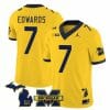 Michigan Wolverines Donovan Edwards Jersey #7 Special College Football 2023 Stitched Maize 4 Michigan Wolverines Donovan Edwards Jersey #7 Special College Football 2023 Stitched Maize