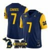 Michigan Wolverines Donovan Edwards Jersey #7 Special College Football 2023 Stitched Maize Sleeves 4 Michigan Wolverines Donovan Edwards Jersey #7 Special College Football 2023 Stitched Maize Sleeves