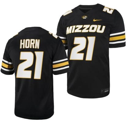 Missouri Tigers #21 Sam Horn Jersey NCAA College Football 2023 Black 10 Missouri Tigers #21 Sam Horn Jersey NCAA College Football 2023 Black