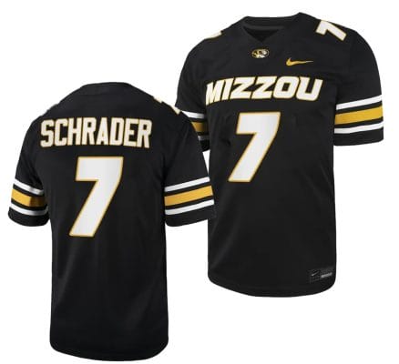 Missouri Tigers #7 Cody Schrader Jersey NCAA College Football 2023 Black