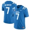 Ole Miss Rebels Luke Altmyer Jersey #7 College Football All Stitched Light Blue 7 Ole Miss Rebels Luke Altmyer Jersey #7 College Football All Stitched Light Blue