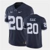 Penn State Adisa Isaac Jersey #20 College Football Game Navy Retro With Name