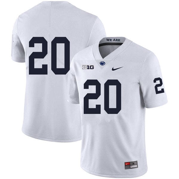Penn State Adisa Isaac Jersey #20 College Football Game White No Name 1 Penn State Adisa Isaac Jersey #20 College Football Game White No Name