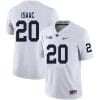 Penn State Adisa Isaac Jersey #20 College Football Game White With Name 6 Penn State Adisa Isaac Jersey #20 College Football Game White With Name