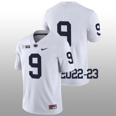 Penn State Beau Pribula Jersey #9 College Football Game White No Name