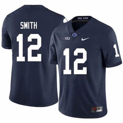 Penn State Brandon Smith Jersey #12 College Football Game Navy With Name 10 Penn State Brandon Smith Jersey #12 College Football Game Navy With Name