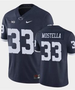Penn State Bryce Mostell Jersey #33 College Football Game Navy Retro With Name