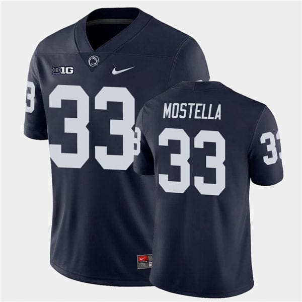 Penn State Bryce Mostell Jersey #33 College Football Game Navy With Name 1 Penn State Bryce Mostell Jersey #33 College Football Game Navy With Name