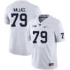 Penn State Caedan Wallace Jersey #79 College Football Game White With Name 7 Penn State Caedan Wallace Jersey #79 College Football Game White With Name