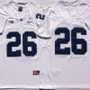 Penn State Caziah Holmes Jersey #26 College Football Game White No Name 6 Penn State Caziah Holmes Jersey #26 College Football Game White No Name