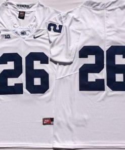 Penn State Caziah Holmes Jersey #26 College Football Game White No Name