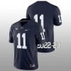 Penn State Christian Veilleux Jersey #11 College Football Game Navy No Name