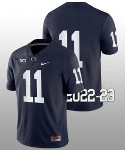 Penn State Christian Veilleux Jersey #11 College Football Game Navy No Name