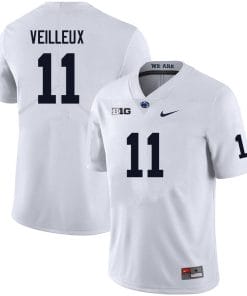 Penn State Christian Veilleux Jersey #11 College Football Game White With Name