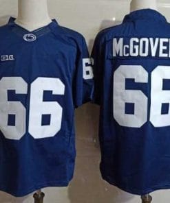 Penn State Connor McGovern Jersey #66 College Football Game Navy With Name