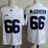 Penn State Connor McGovern Jersey #66 College Football Game White With Name