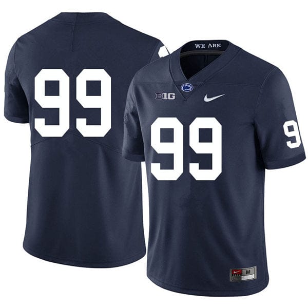 Penn State Coziah Izzard Jersey #99 College Football Game Navy No Name 1 Penn State Coziah Izzard Jersey #99 College Football Game Navy No Name