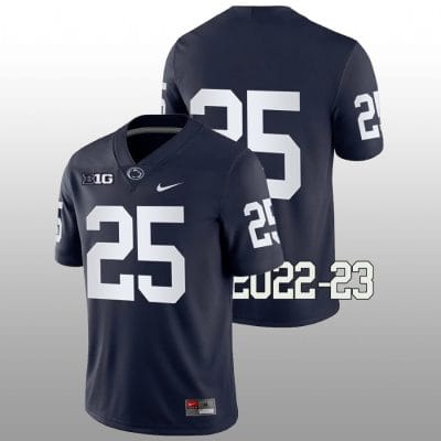 Penn State Daequan Hardy Jersey #25 College Football Game Navy No Name