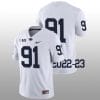 Penn State Dvon Ellies Jersey #91 College Football Game White No Name 6 Penn State Dvon Ellies Jersey #91 College Football Game White No Name