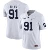 Penn State Dvon Ellies Jersey #91 College Football Game White With Name 6 Penn State Dvon Ellies Jersey #91 College Football Game White With Name