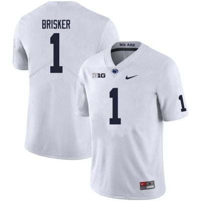 Penn State Jaquan Brisker Jersey #1 College Football Game White With Name