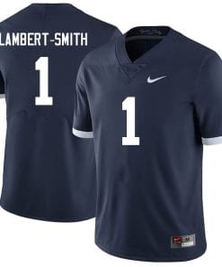 Penn State KeAndre Lambert Smith Jersey #1 College Football Game Navy Retro With Name