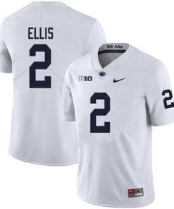 Penn State Keaton Ellis Jersey #2 College Football Game White With Name