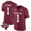 Texas A&M Aggies Evan Stewart Jersey #1 Vapor Limited College Football Maroon