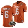 Texas Longhorns Maalik Murphy Jersey #6 2023 Allstate Red River Rivalry Orange Football 4 Texas Longhorns Maalik Murphy Jersey #6 2023 Allstate Red River Rivalry Orange Football