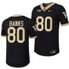 Wake Forest Demon Deacons Jahmal Banks Jersey Home College Football Replica Black #80