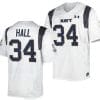 Anton Hall Jr Jersey #34 Navy Midshipmen Premier Replica College Football White 7 Anton Hall Jr Jersey #34 Navy Midshipmen Premier Replica College Football White