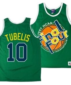 Arizona Wildcats Azuolas Tubelis Jersey #10 1997 NCAA Champions Final Four Green