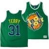 Arizona Wildcats Jason Terry Jersey #31 1997 NCAA Champions Final Four Green