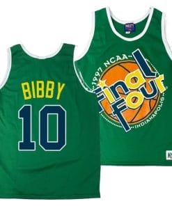 Arizona Wildcats Mike Bibby Jersey #10 1997 NCAA Champions Final Four Green