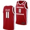 Arkansas Razorbacks El Ellis Jersey #3 College Basketball Red
