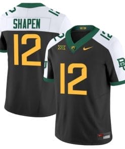 Blake Shapen Jersey #12 Baylor Bears Vapor Limited College Football Black Alternate