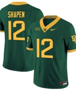 Blake Shapen Jersey #12 Baylor Bears Vapor Limited College Football Green