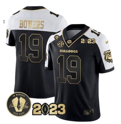 Brock Bowers Jersey #19 Georgia Bulldogs Football Alternate All Stitched