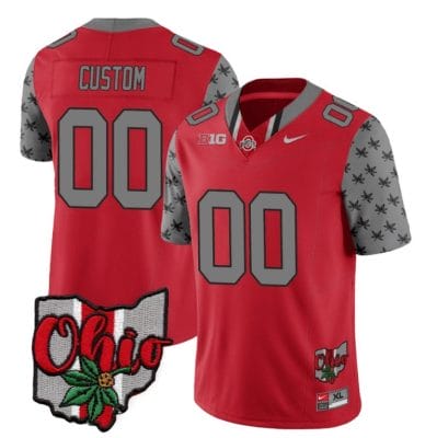 Custom Ohio State Buckeyes Jersey Name and Number College Football 2023 Stitched Alternate Red 8 Custom Ohio State Buckeyes Jersey Name and Number College Football 2023 Stitched Alternate Red