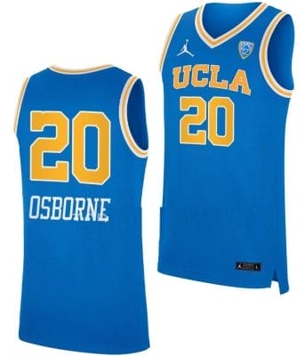 Charisma Osborne Jersey #20 UCLA Bruins College Basketball Blue