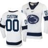 Custom Penn State Jersey Name and Number White College Hockey Replica 2023-24 4 Custom Penn State Jersey Name and Number White College Hockey Replica 2023-24