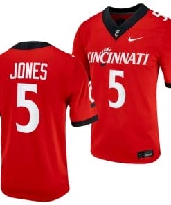 Cincinnati Bearcats Emory Jones Jersey #5 Red 2023 Alternate College Football